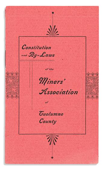 (CALIFORNIA.) Group of Tuolumne County pamphlets and photographs.